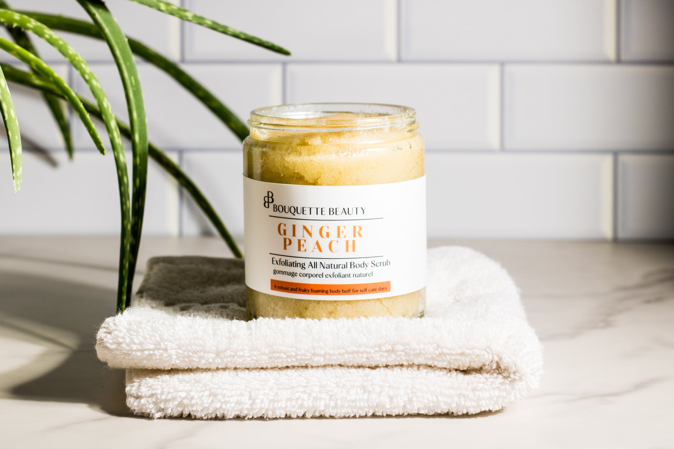 Ginger Peach Foaming & Exfoliating Body Scrub